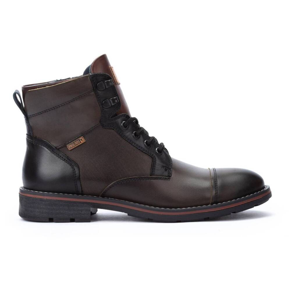 NEW PIKOLINOS men's york m2m lace-up boots in seamoss